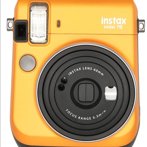 Fujifilm Instax Mini 70 Instant Camera - Neon Orange New In Box - Picture 9 of 10